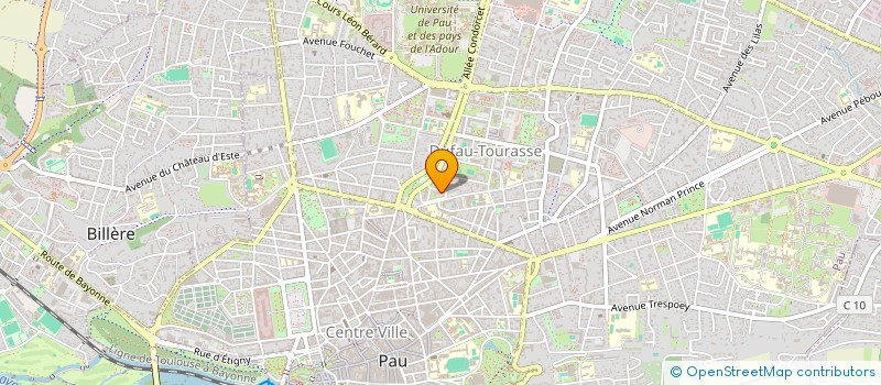 localisation de l'entreprise BBY DATA CONSULT à PAU