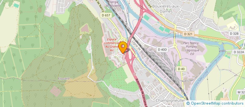 localisation de l'entreprise BBYNESS NANCY à FROUARD