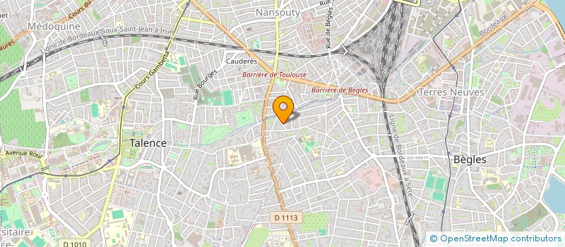localisation de l'entreprise BBZ à BEGLES