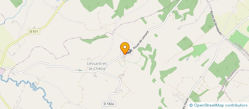 localisation de l'entreprise BBZ  LESSARD-ET-LE-CHENE