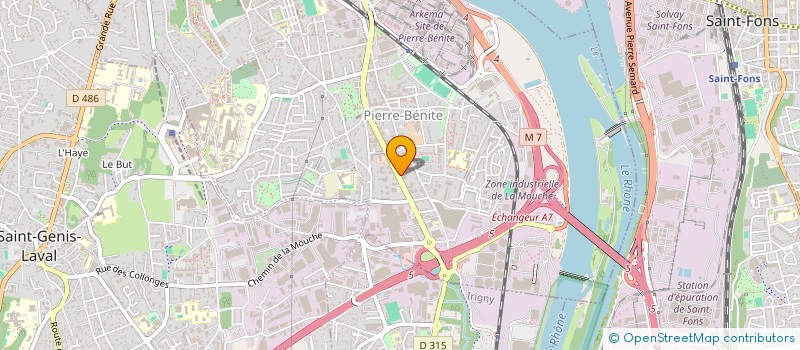 localisation de l'entreprise BBZB  OULLINS-PIERRE-BENITE