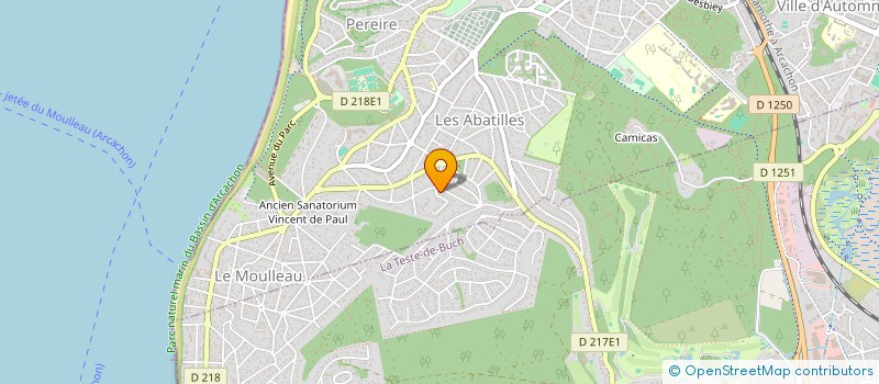 localisation de l'entreprise BC  ARCACHON