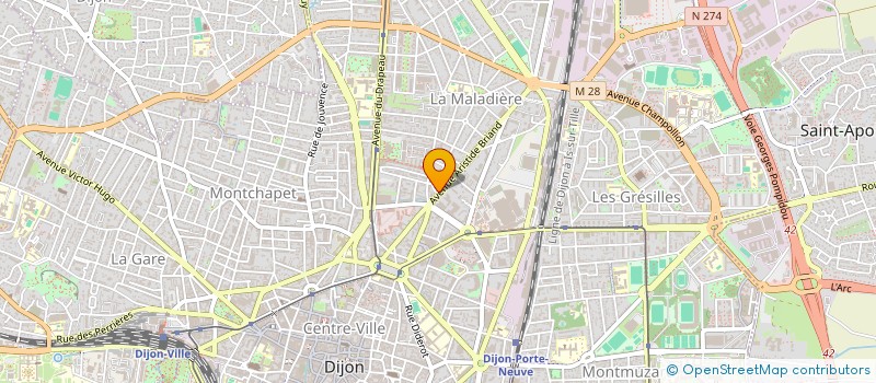 localisation de l'entreprise BC à DIJON