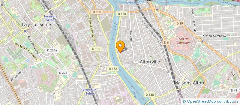 localisation de l'entreprise BC ACOUSTIQUE à ALFORTVILLE