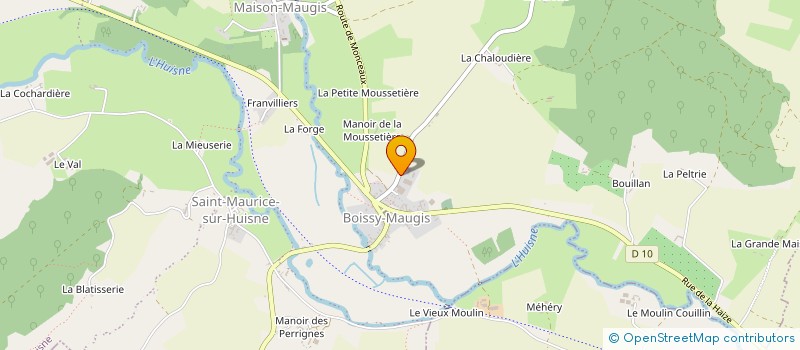 localisation de l'entreprise BC ASSISTANCE à COUR-MAUGIS SUR HUISNE