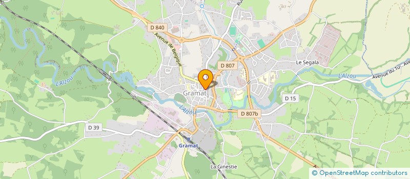 localisation de l'entreprise BC ASSUR  GRAMAT