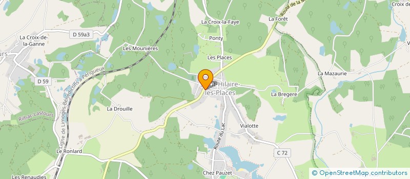 localisation de l'entreprise BC AUTO à SAINT-HILAIRE-LES-PLACES