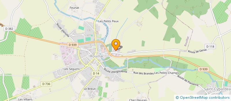 localisation de l'entreprise BC AUTOMOBILES à ROUILLAC