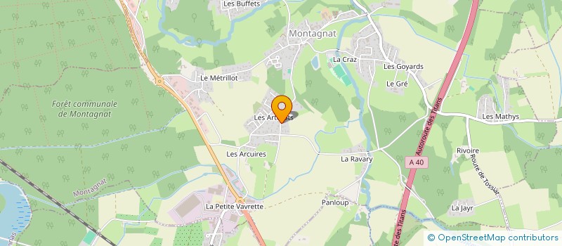localisation de l'entreprise BC BAT RENOV à MONTAGNAT