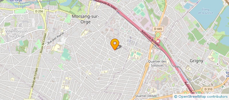 localisation de l'entreprise BC BATIMENT TRAVAUX PUBLICS à MORSANG-SUR-ORGE