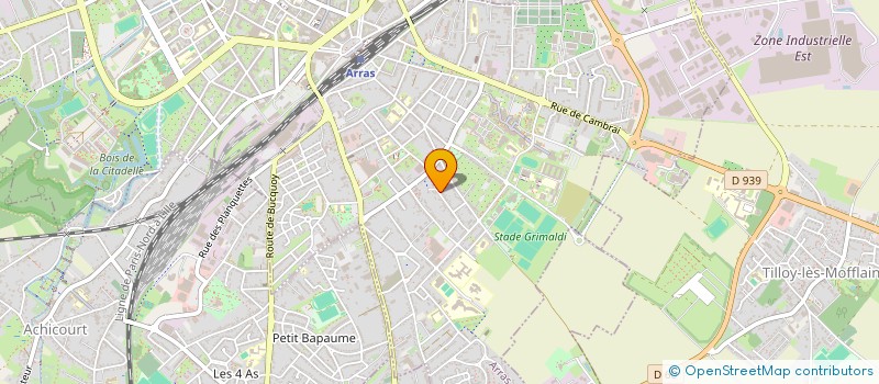 localisation de l'entreprise BC BG BJ à ARRAS