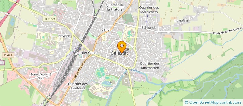 localisation de l'entreprise BC-BG ET CIE  SELESTAT