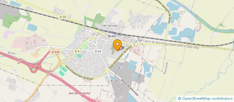 localisation de l'entreprise BC BIENS IMMO 11  BRAM