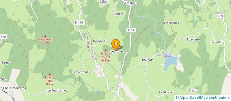 localisation de l'entreprise BC BIOTOPE CONSTRUCTION  MONTMORIN