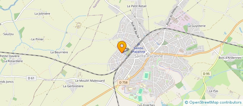 localisation de l'entreprise BC BUREAU CHARLES à SAINTE-PAZANNE