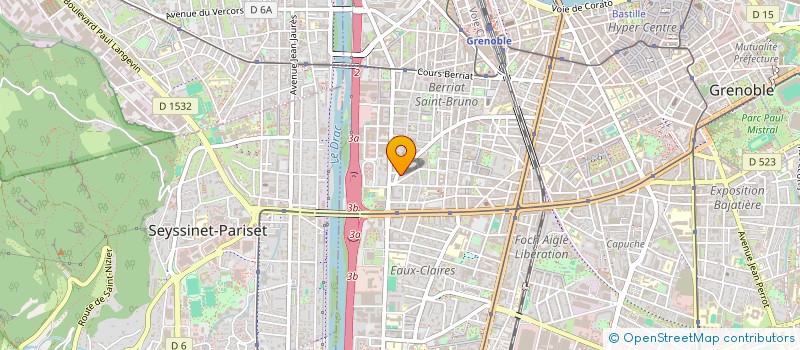 localisation de l'entreprise BC BUSINESS INVEST  GRENOBLE