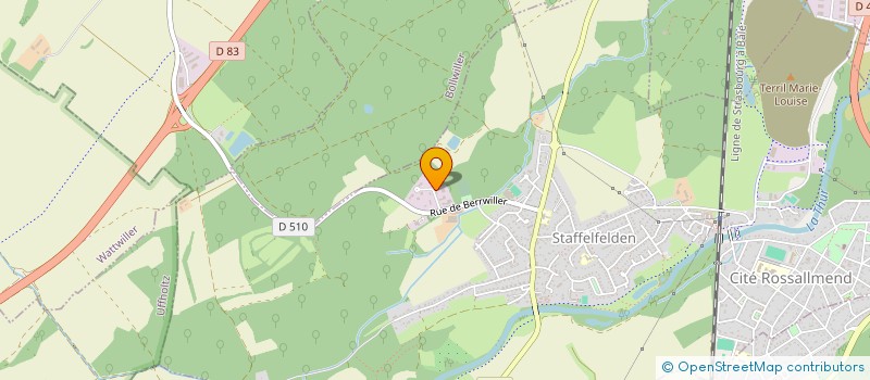 localisation de l'entreprise BC CAP SARL  STAFFELFELDEN