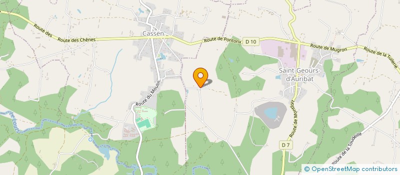 localisation de l'entreprise BC CAPITAL  SAINT-GEOURS-D'AURIBAT