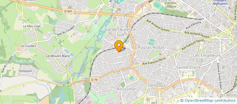 localisation de l'entreprise BC CARRELAGE à LIMOGES