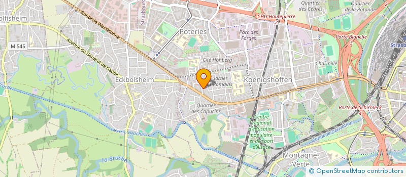 localisation de l'entreprise BC CARRELAGE à STRASBOURG