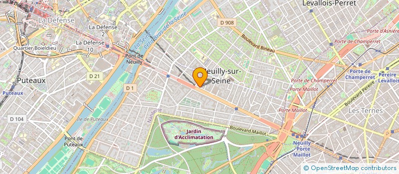 localisation de l'entreprise BC CHEVRIER à NEUILLY-SUR-SEINE