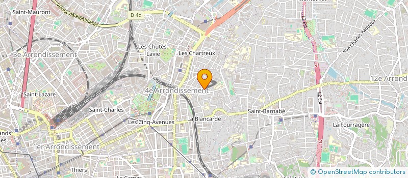 localisation de l'entreprise BC COLOR à MARSEILLE