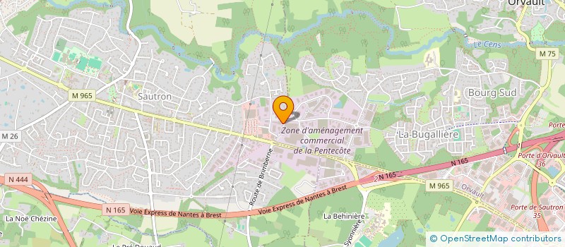 localisation de l'entreprise BC-COM à SAUTRON
