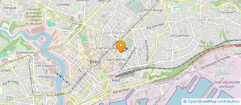 localisation de l'entreprise BC COMPANY à BREST