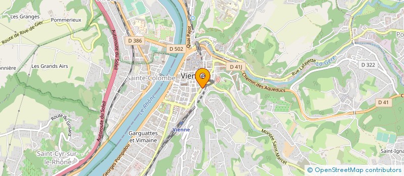 localisation de l'entreprise BC CONCEPT à VIENNE