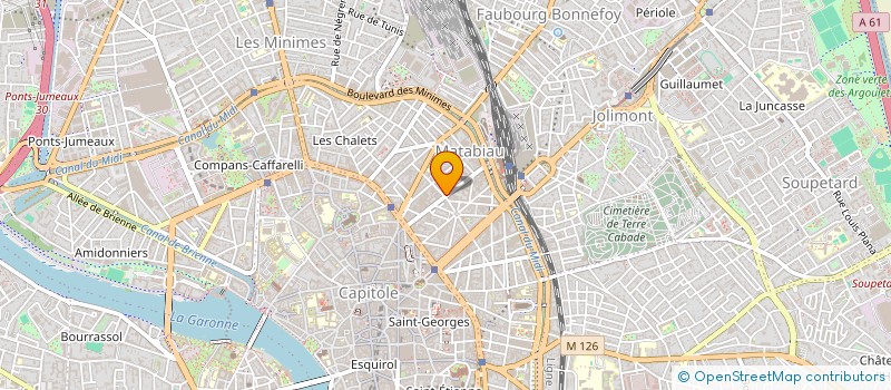 localisation de l'entreprise BC CONCEPT  TOULOUSE