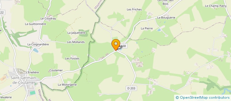 localisation de l'entreprise BC CONSTRUCTION  MONT-SAINT-JEAN