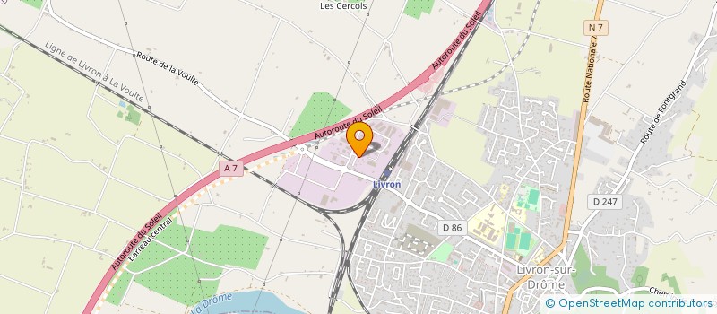 localisation de l'entreprise BC CONSTRUCTIONS  LIVRON-SUR-DROME