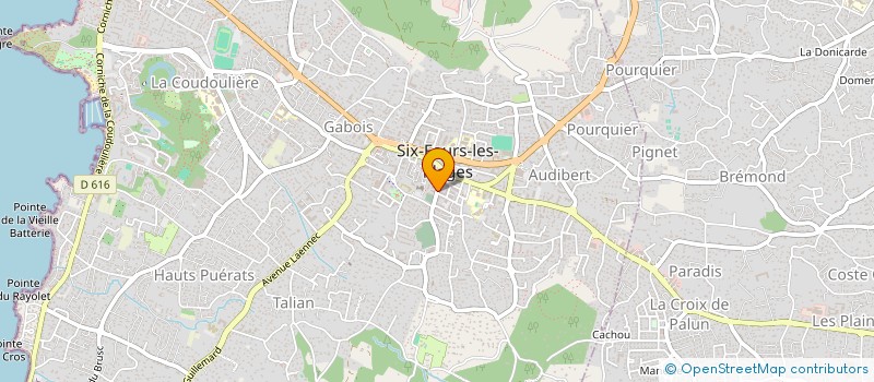 localisation de l'entreprise BC CONSULTING à SIX-FOURS-LES-PLAGES