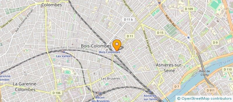 localisation de l'entreprise BC COST à BOIS-COLOMBES