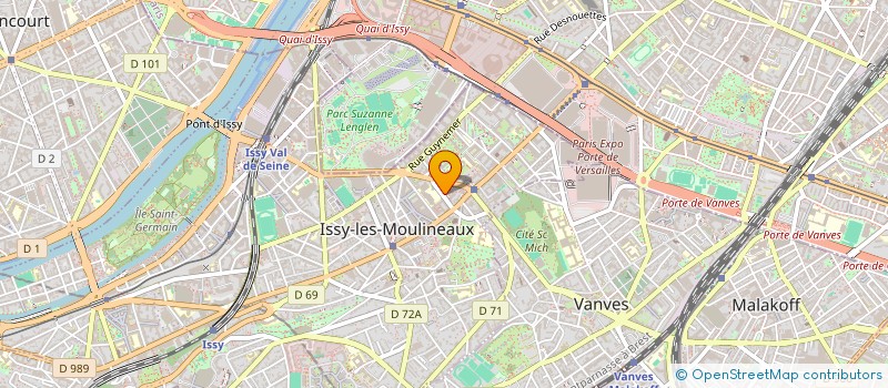 localisation de l'entreprise BC COURTAGE  ISSY-LES-MOULINEAUX