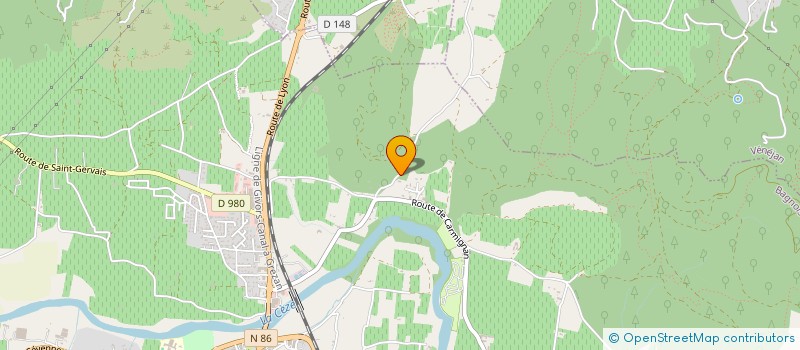 localisation de l'entreprise BC'CR à BAGNOLS-SUR-CEZE