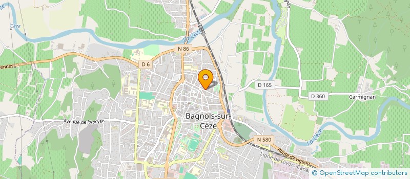 localisation de l'entreprise BC DER  BAGNOLS-SUR-CEZE