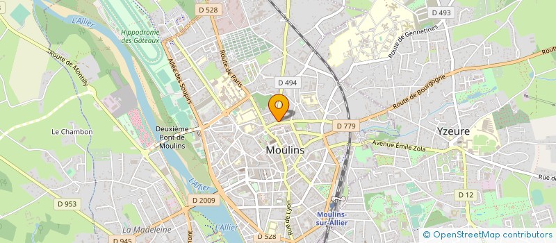localisation de l'entreprise BC DEVELOPPEMENT à MOULINS