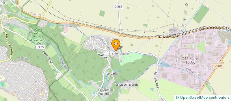 localisation de l'entreprise BC DISTRIBUTION  VILLIERS-LE-BACLE