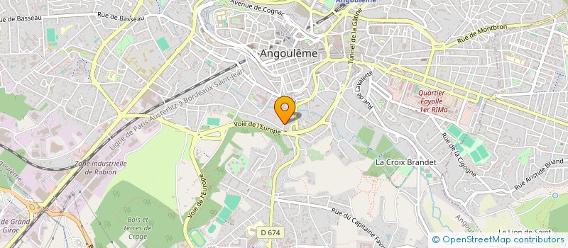 localisation de l'entreprise BC EDITIONS à ANGOULEME
