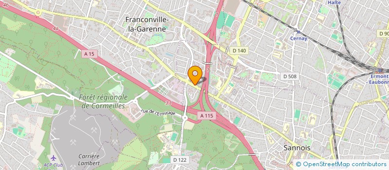 localisation de l'entreprise BC ELEC à SANNOIS