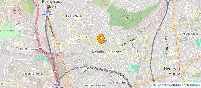 localisation de l'entreprise BC EUROPE à NEUILLY-PLAISANCE