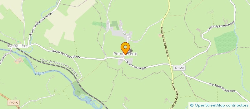 localisation de l'entreprise BC FERMETURES  POMMEREUX