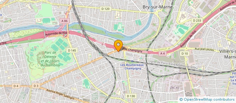 localisation de l'entreprise BC FINANCE à CHAMPIGNY-SUR-MARNE
