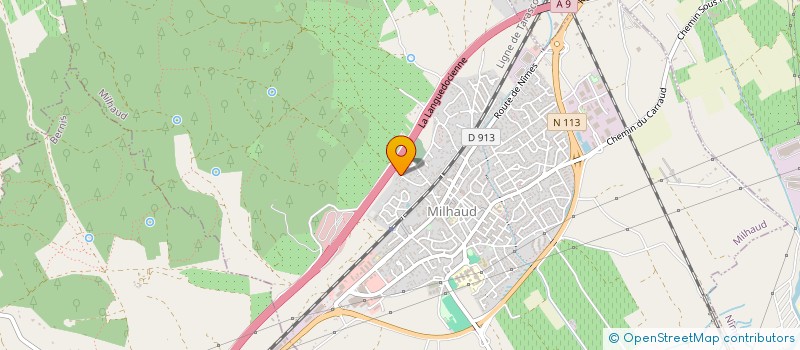 localisation de l'entreprise BC FRANCE SERVICE  MILHAUD