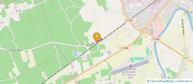 localisation de l'entreprise BC GAILLAC  GAILLAC