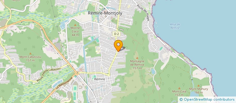 localisation de l'entreprise BC GESTION 97  REMIRE-MONTJOLY