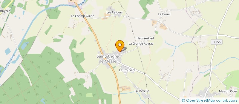 localisation de l'entreprise BC GILLES à SAINT-ANDRE-DE-MESSEI