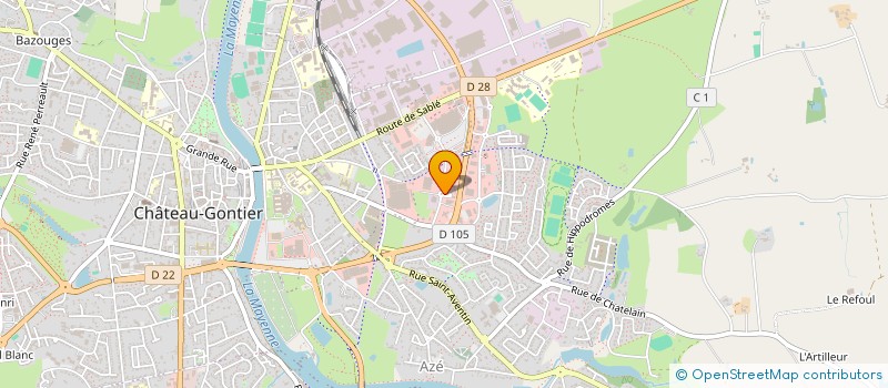 localisation de l'entreprise BC GONTIER  CHATEAU-GONTIER-SUR-MAYENNE