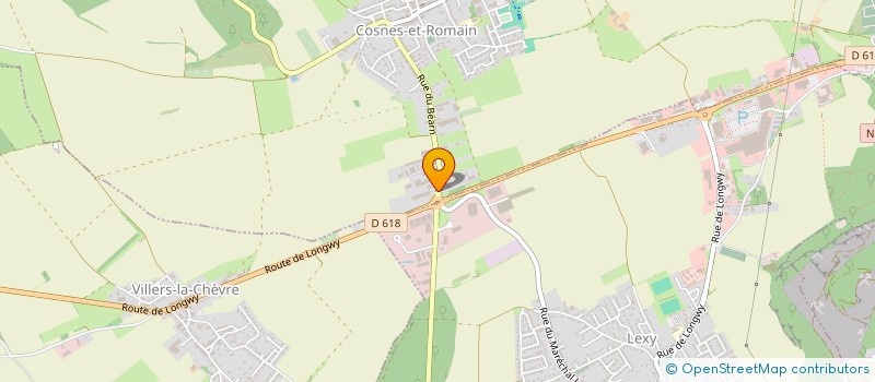 localisation de l'entreprise BC GRANULATS à COSNES-ET-ROMAIN